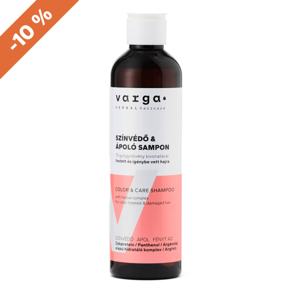 Színvédő & Ápoló sampon – festett és igénybe vett hajra